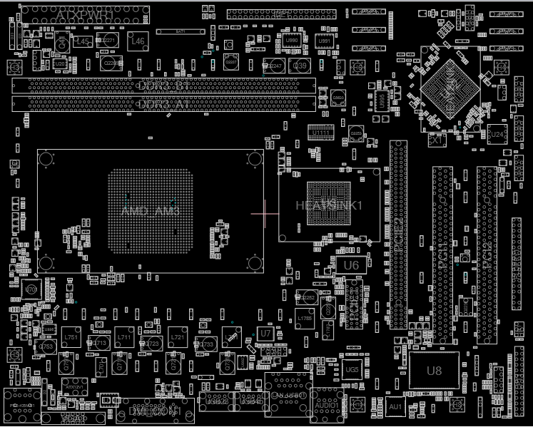 Материнская плата asrock схема