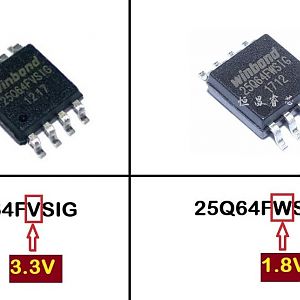 IDENTIFY BIOS 3.3V & 1.8V