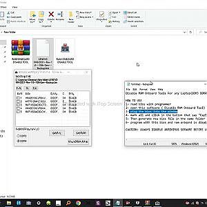 RAM ONBOARD DISABLE TOOL FOR ANY LAPTOP