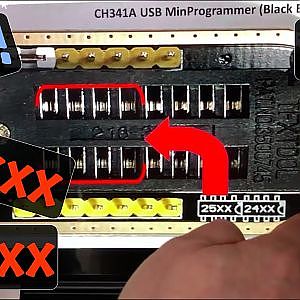 Modify the CH341A EEPROM Programmer (Black Edition) for 5V 93XXX & 95XXX Automotive Use - YouTube